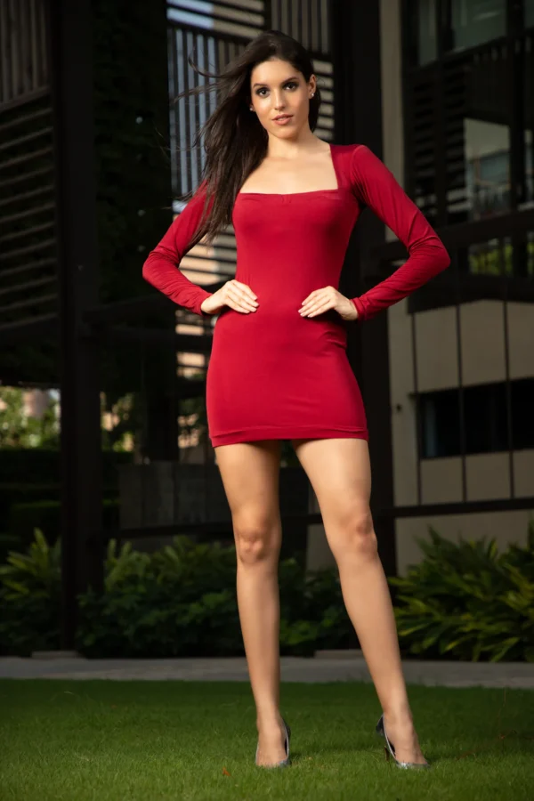 Mia dress red